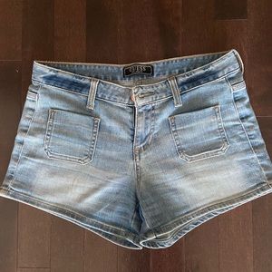 Light Wash Guess Denim Shorts
